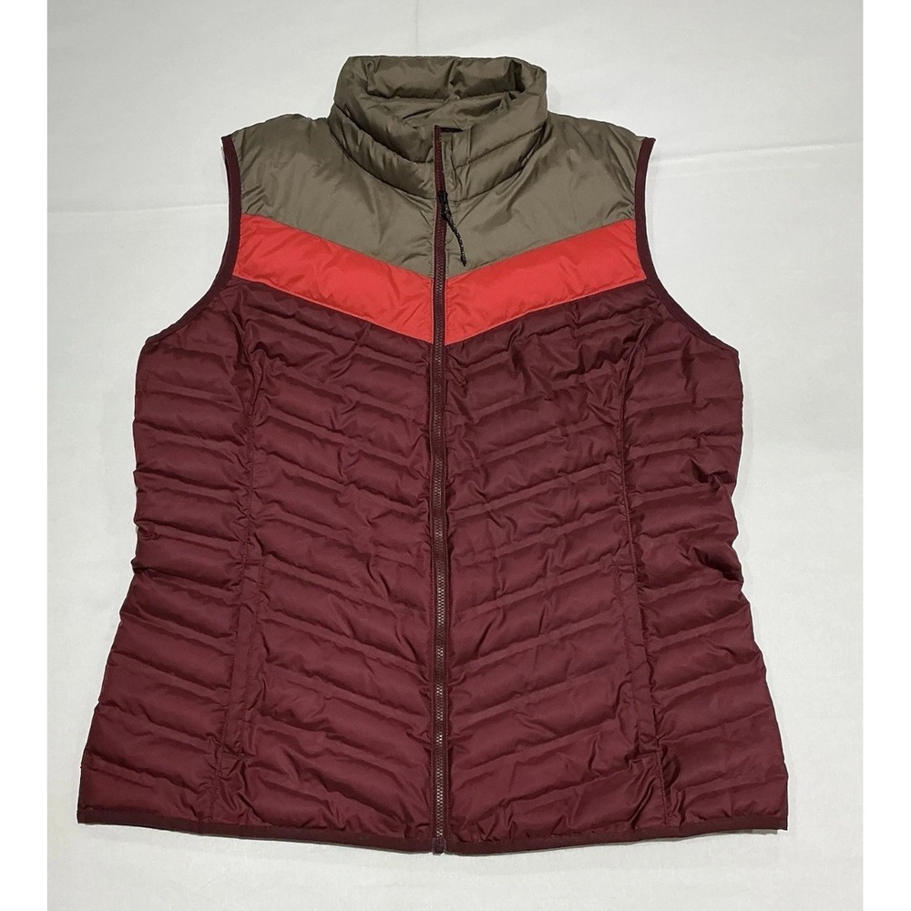 Alpine Design Explorer Puffer Vest Womens Large Red Preppy Casual Outdoors